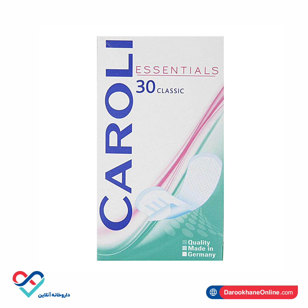 تصویر پد بهداشتی روزانه کلاسیک کرولی 30 و 32 عددی